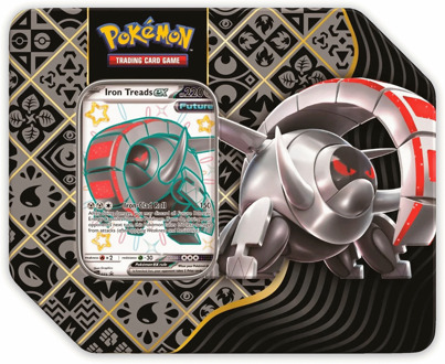 Pokémon Pokemon - Scarlet & Violet Paldean Fates Large Tin Shiny Iron Treads