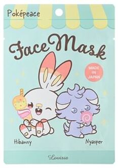 Pokemon Pokepeace Face Mask Hibanny & Nyasper - 1 pc
