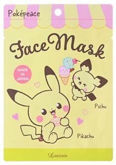 Pokemon Pokepeace Face Mask Pikachu & Pichu - 1 pc
