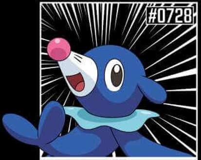 Pokemon Popplio Men's T-Shirt - Black - XL Zwart