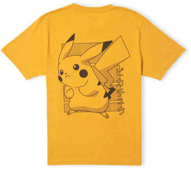 Pokémon Power Up Unisex T-Shirt - Mustard - S