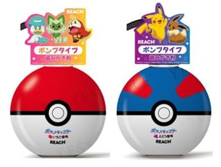 Pokemon REACH Kids Pump Toothpaste Gel Strawberry - 250g