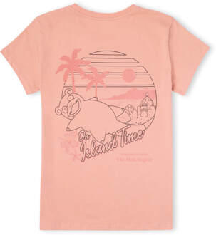 Pokémon Slowpoke On Island Time Women's T-Shirt - Dusty Pink - XL Roze
