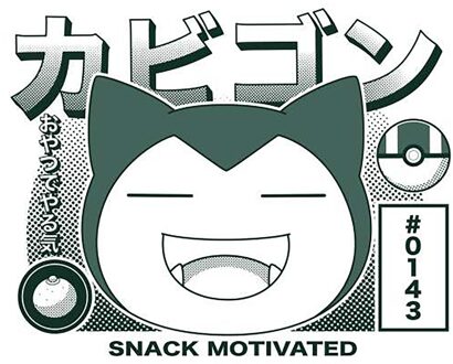 Pokémon Snorlax I'm Hungry Kids' T-Shirt - White - 110/116 (5-6 jaar) Crème