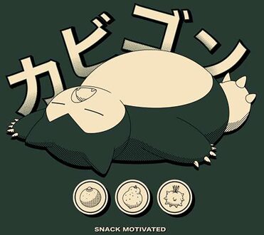 Pokémon Snorlax Relaxation T-Shirt - Green - L Groen
