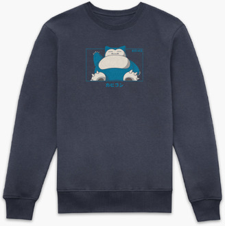 Pokémon Snorlax Sweatshirt - Navy - S Blauw