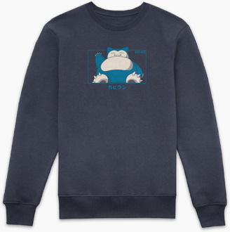 Pokémon Snorlax Sweatshirt - Navy - XS Blauw