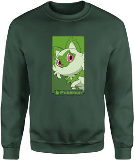 Pokémon Sprigatito Kids' Sweatshirt - Green - 146/152 (11-12 jaar) - Groen - XL