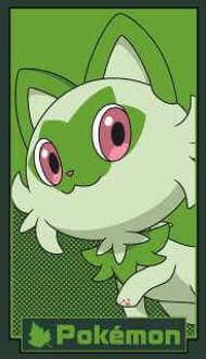 Pokémon Sprigatito Unisex T-Shirt - Green - XXL Groen