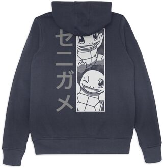 Pokémon Squirtle Manga Hoodie - Navy - XXL - Navy blauw