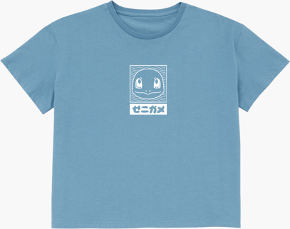 Pokémon Squirtle Women's Cropped T-Shirt - Teal - L