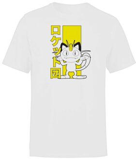Pokémon Team Rocket Meowth T-Shirt & Pokémon TCG Bundle - 3 x Destined Rivals Booster Packs - S