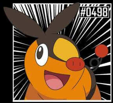 Pokemon Tepig Men's T-Shirt - Black - XXL Zwart