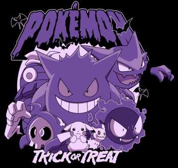 Pokémon Trick Or Treat Men's T-Shirt - Black - 3XL - Zwart