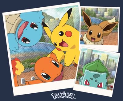 Pokémon Walking Along The Waterfront Unisex T-Shirt - Navy - L Blauw