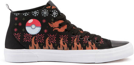 Pokémon Winter Charmander High Top - Black - UK 6 / EU 39.5 / US Men's 6.5 / US Women's 8