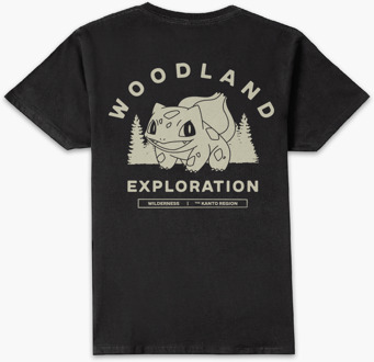 Pokémon Woodland Exploration Unisex T-Shirt - Black - L Zwart