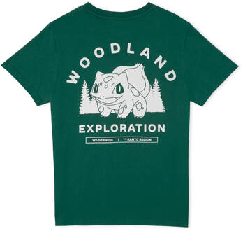Pokémon Woodland Explorer Unisex T-Shirt - Groen - L - Groen
