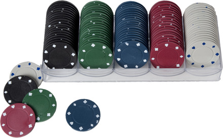 Pokerfiches 40 Mm Per 100 Stuks