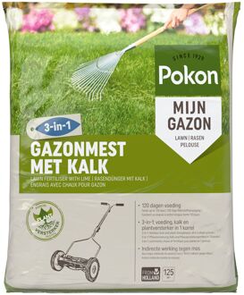 Pokon Gazonmest met Kalk 125m2