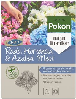 Pokon Rhododendron, Hortensia & Azalea Mest - 1kg