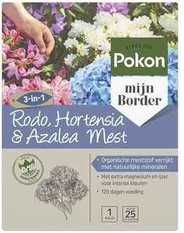 Pokon Rhododendron, Hortensia & Azalea Mest - 1kg