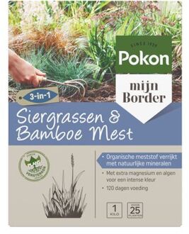 Pokon Siergrassen & Bamboe Mest 1kg