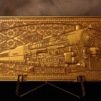 Polar Express Replica Train Ticket 24k Gold Plated Limited Edition