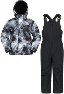 Polar Zone bedrukte jas & salopetteset voor kinderen/Kinderen (Donkergrijs) - maat 13J / 158cm