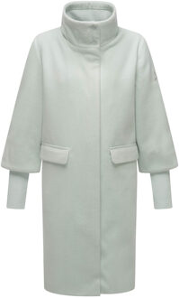 Polarblüte dames overgangsmantel met hoge kraag Blauw - L