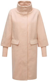 Polarblüte dames overgangsmantel met hoge kraag - maat L Roze
