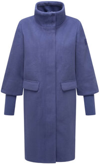 Polarblüte dames overgangsmantel met hoge kraag - maat XS Blauw