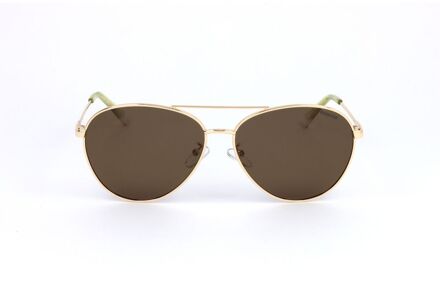 Polaroid Aviator Zonnebril Bruine Lenzen - maat