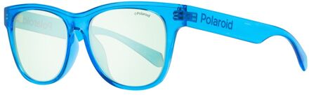 Polaroid Blauwe Plastic Zonnebril - maat