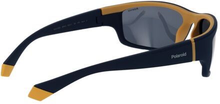 Polaroid Blauwe Plastic Zonnebril - maat