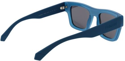 Polaroid Blauwe Plastic Zonnebril