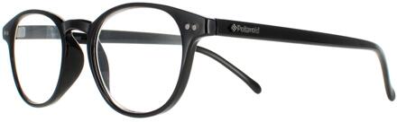 Polaroid bril PLD 0008/R/CH -lezers D28 Glanzende zwarte heren Womens +1.5
