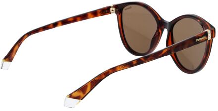 Polaroid Bruine Plastic Zonnebril