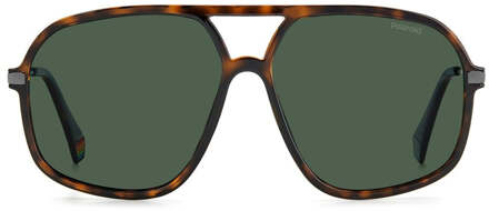 Polaroid Bruine Plastic Zonnebril