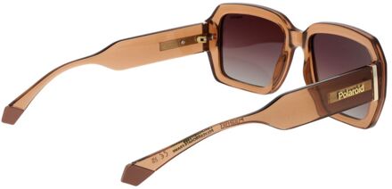 Polaroid Bruine polycarbonaat zonnebril - One Size