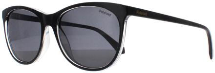 Polaroid Cat Eye Dames Zwart Kristal Grijs Gepolariseerd PLD 4161/S - One Size