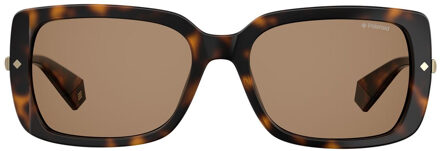 Polaroid Dark Havana Gepolariseerde Zonnebril  - Havana/Tortoise