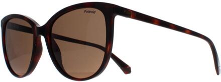 Polaroid Gepolariseerde zonnebril PLD 4138/S 086 Polaroid , Brown , Dames - 55 MM