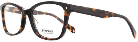 Polaroid katten oog donkere havana damesglazen frames Bruin - One Size
