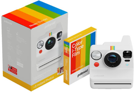 Polaroid Now+ Generation 3 White + Color Film Bundle (8 photos)