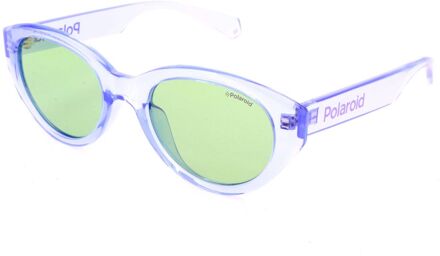 Polaroid Paarse Polycarbonaat Zonnebril - maat