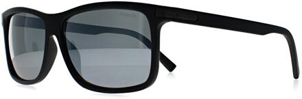 Polaroid PLD 2075/S/X 08A EX zwart grijs zilver spiegel gepolariseerde zonnebril - maat