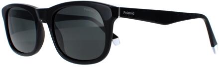 Polaroid PLD 2104/S/X 807/M9 zwart grijs gepolariseerde zonnebril - One Size