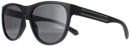Polaroid PLD 2156/S 003 M9 mat zwart grijs gepolariseerde zonnebril - One Size