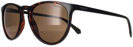 Polaroid PLD 4152/S 086 SP donker havana brons gepolariseerde zonnebril Bruin - One Size